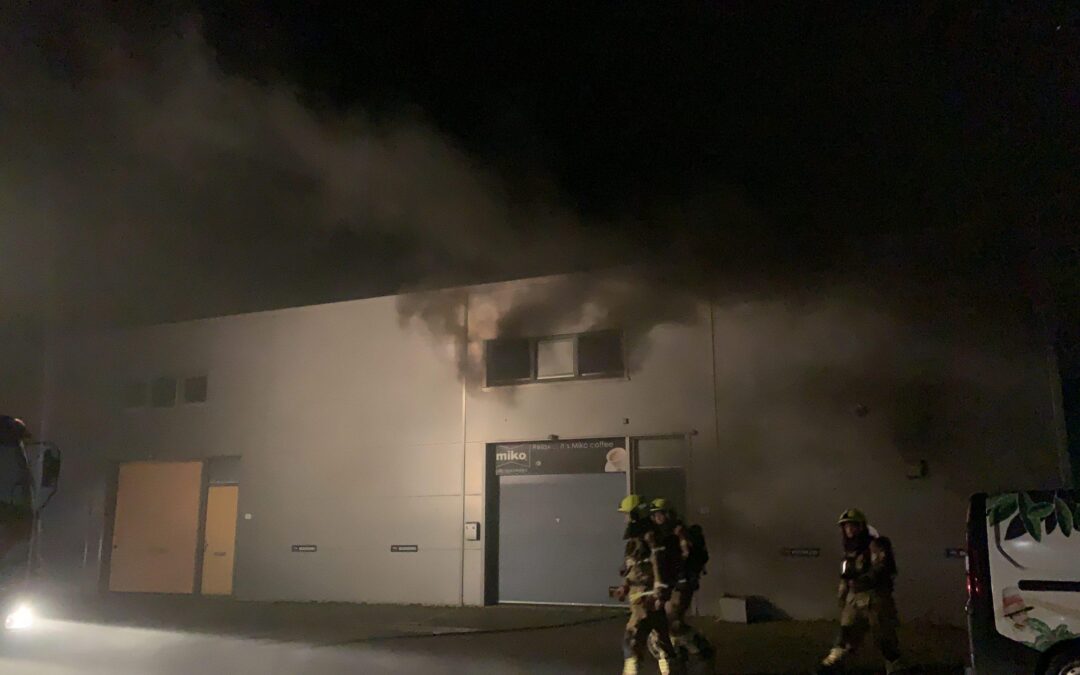 Brand bij Miko Cofee Alkmaar