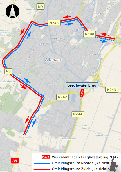 Laatste reeks werkzaamheden aan Leeghwaterbrug