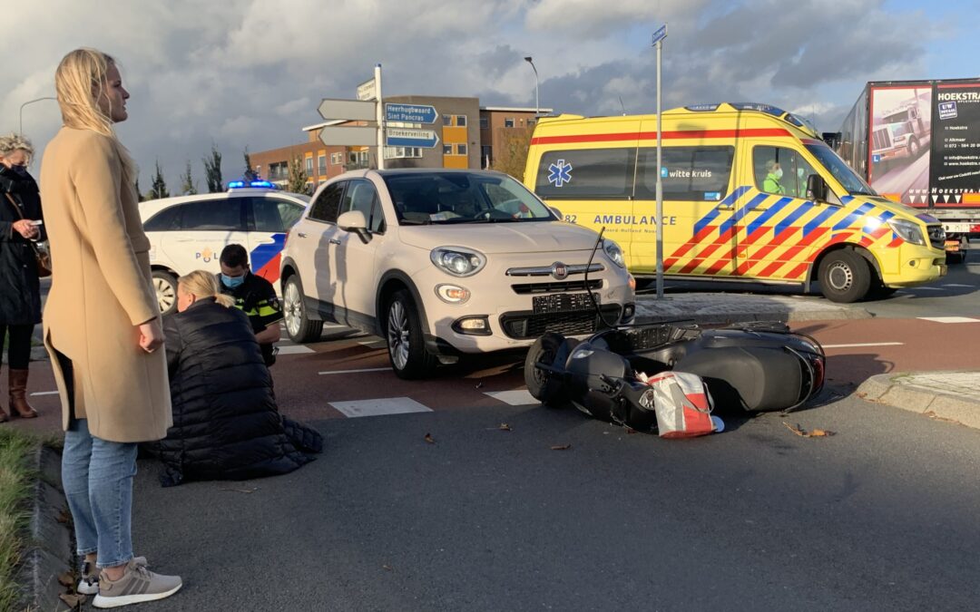 Nare hoofdwond na aanrijding Broek op Langedijk