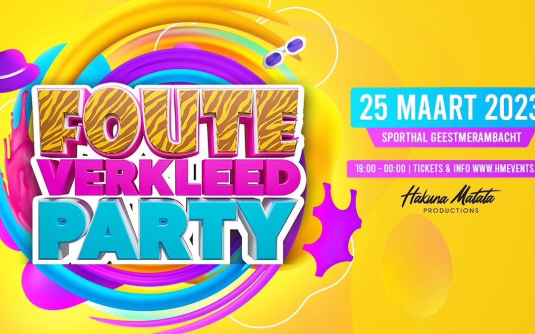 Foute Verkleed Party Sporthal Geestmerambacht