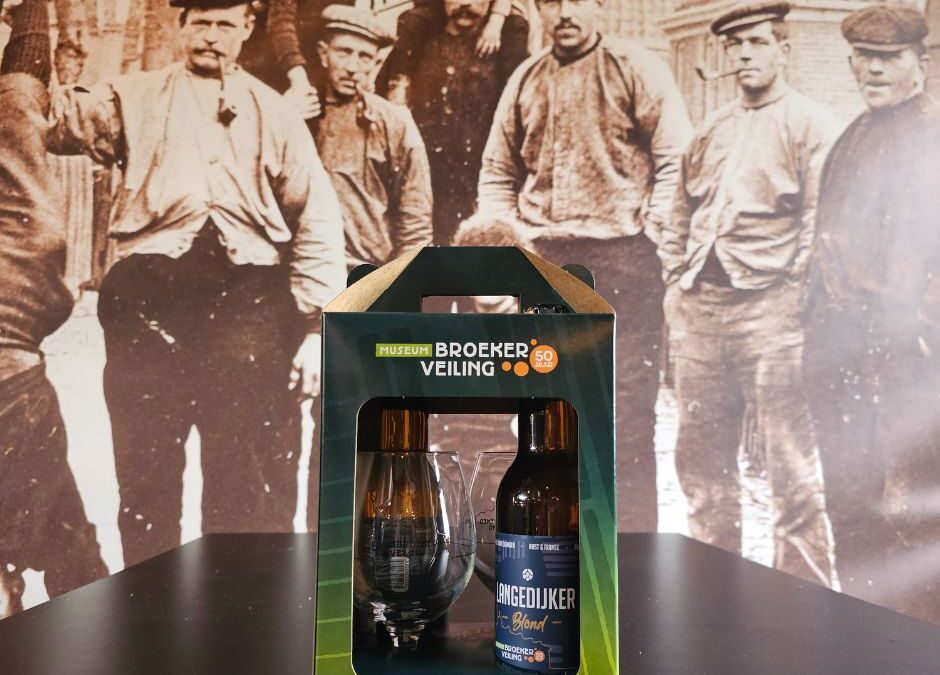 Speciale Jubileumeditie Langedijker Bier gelanceerd ter ere van 50 Jaar Museum BroekerVeiling
