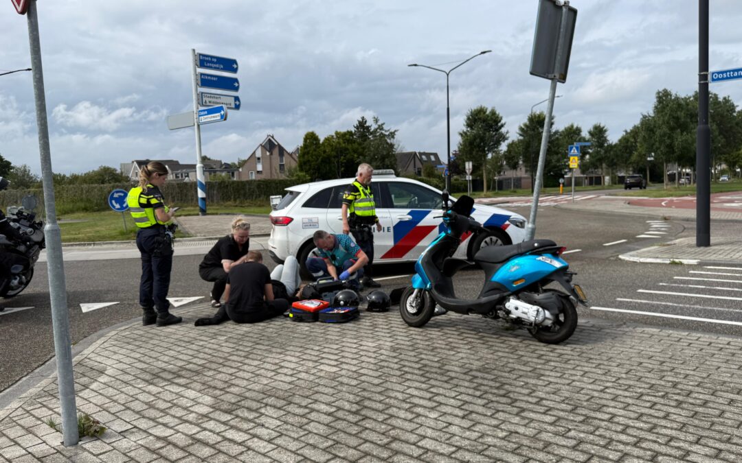 Vrouw gewond bij scooterongeval op de Oosttangent in Heerhugowaard
