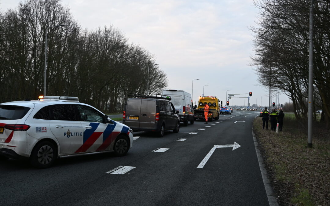Forse schade bij ongeval op N9 stevebikoweg