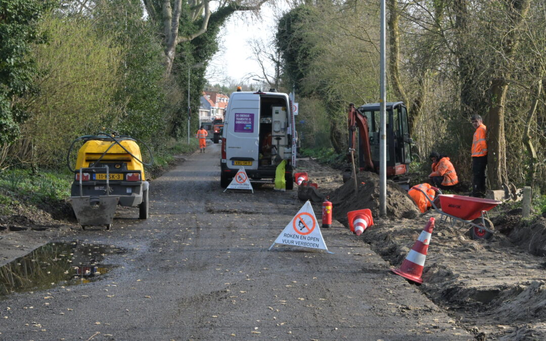 Gaslekkage door graafwerkzaamheden straat afgesloten