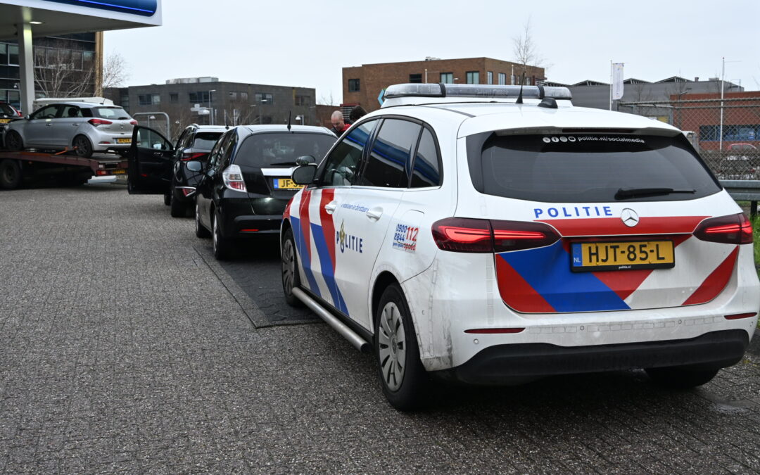 Kopstaart botsing op de Maarten Luther Kingweg in Alkmaar geen gewonden