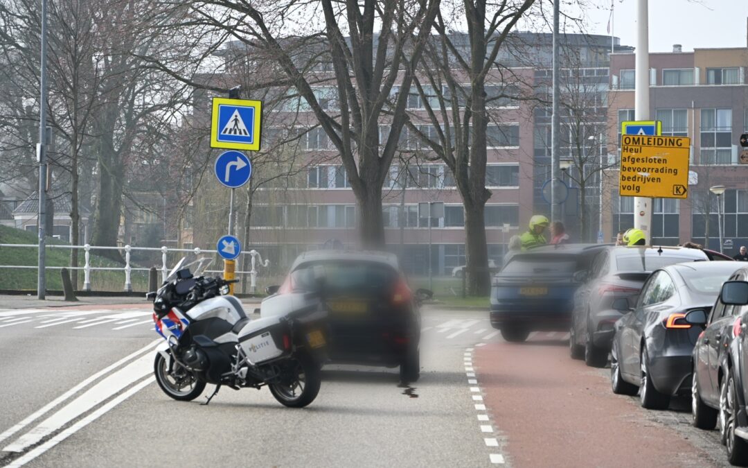 Ketting botsing met drie auto’s op de Geestersingel