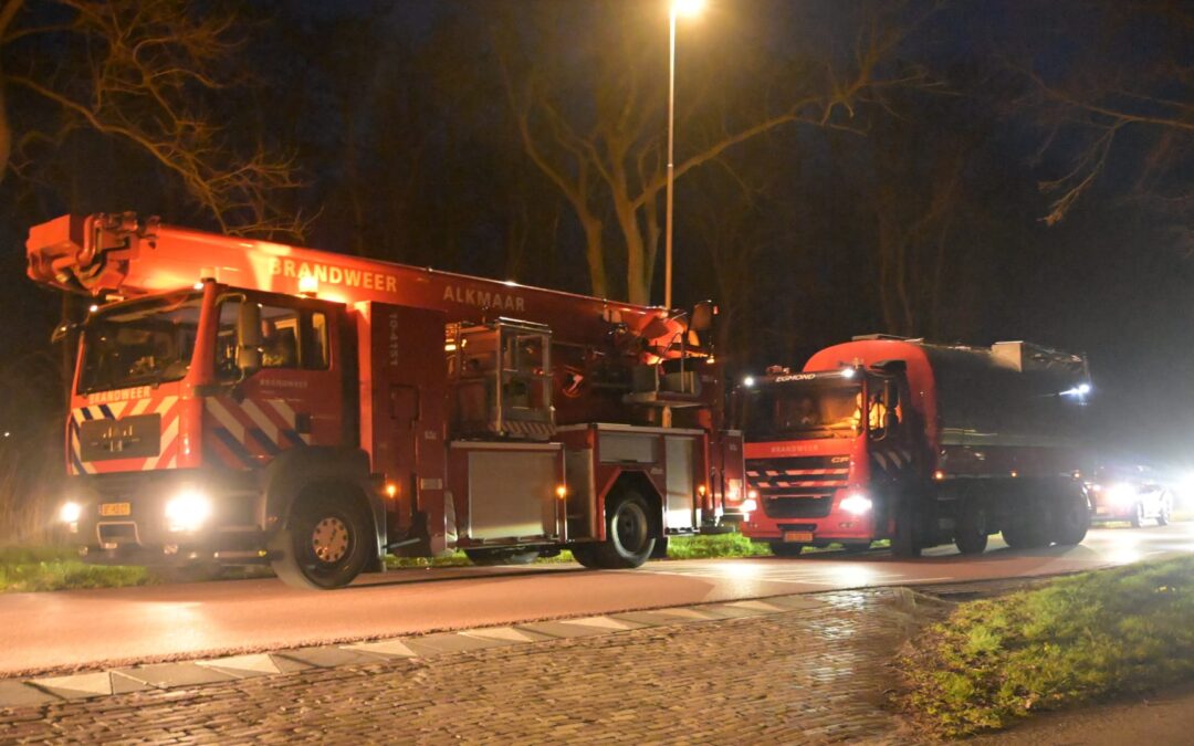Woningbrand aan Rinnegommerlaan in Egmond aan den Hoef