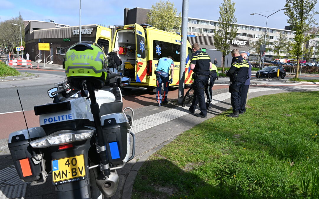 Fietser gewond na aanrijding op de Terborghlaan