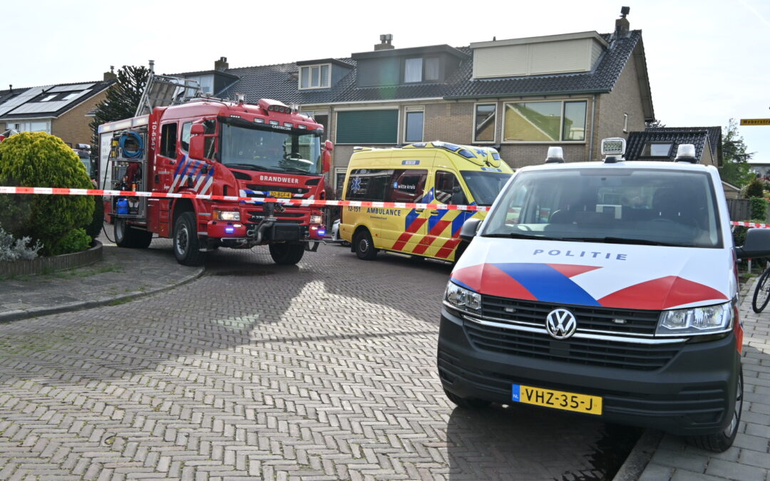 Korte maar felle keukenbrand in woning Castricum