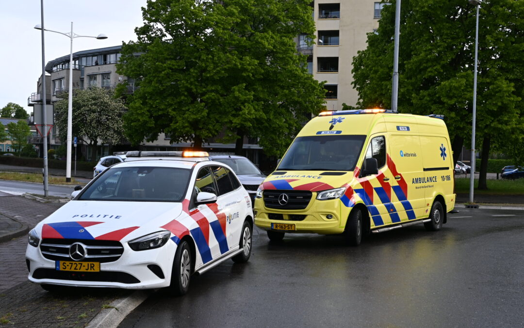 Fatbiker gewond na aanrijding op rotonde in Alkmaar