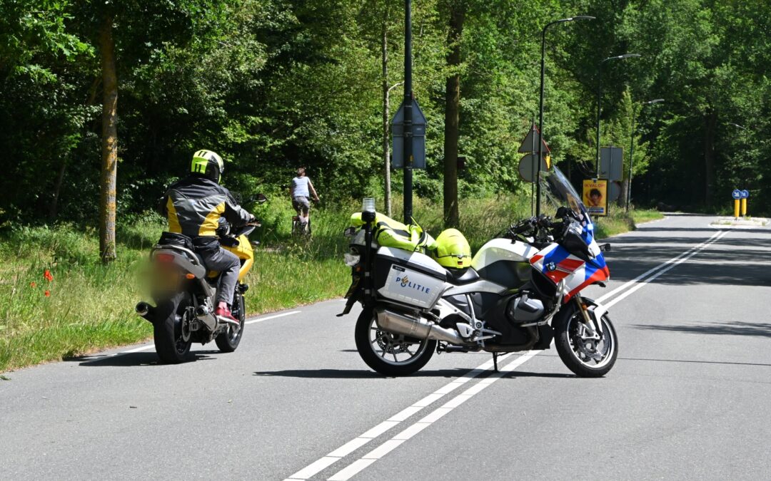 Motorrijder bekeurd na negeren afzetting bij motorbrand in heiloo
