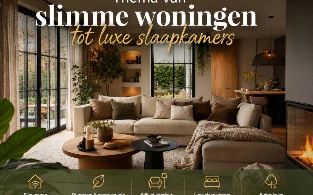 Noord-Holland loopt voorop met nieuwe woontrends: van slimme woningen tot luxe slaapkamers
