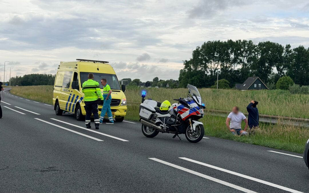 Verward meisje zorgt voor lange file op N9 richting noorden