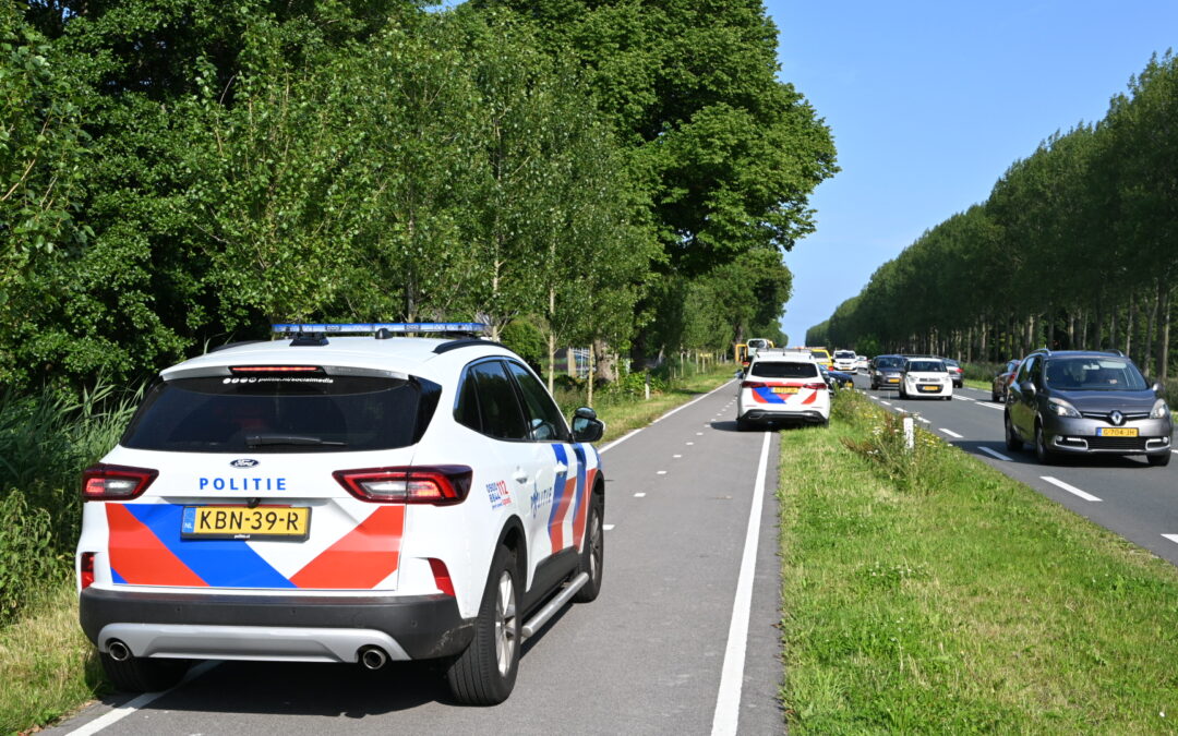 Automobilist onder invloed aangehouden na aanrijding op Noordervaart bij Stompetoren.