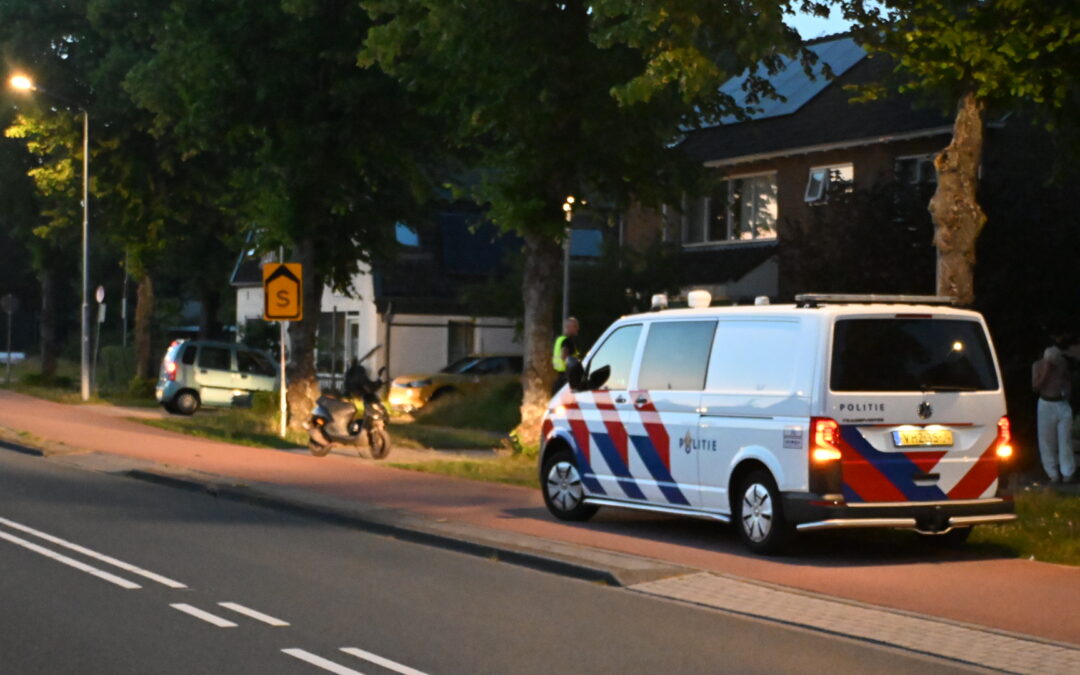 Scooterrijder blaast 785ugl bij ongeval-rijbewijs ingevorderd