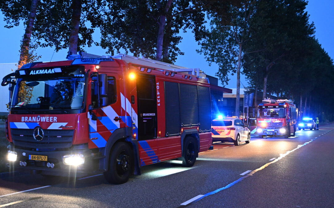 Grote brandmelding bij bedrijf in Alkmaar: brand snel geblust door personeel